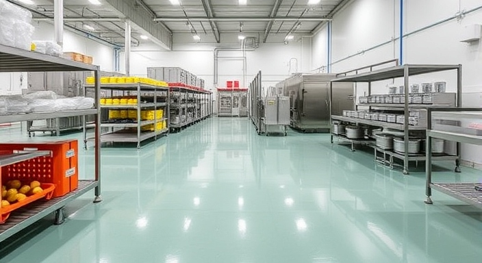 Level Surface Industrial PU Flooring by FLOORX